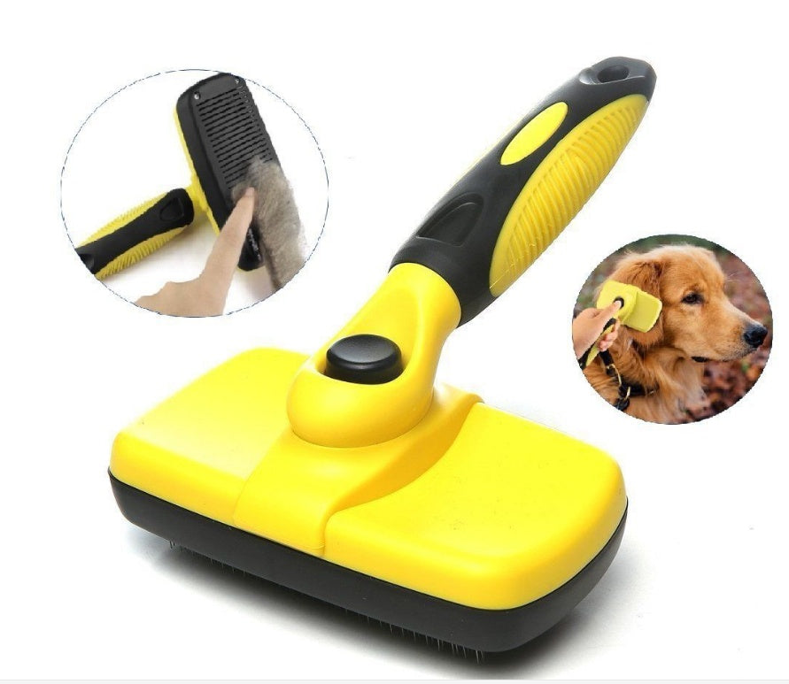 Easy Grooming, Less Mess – Self-Cleaning Pet Brush
