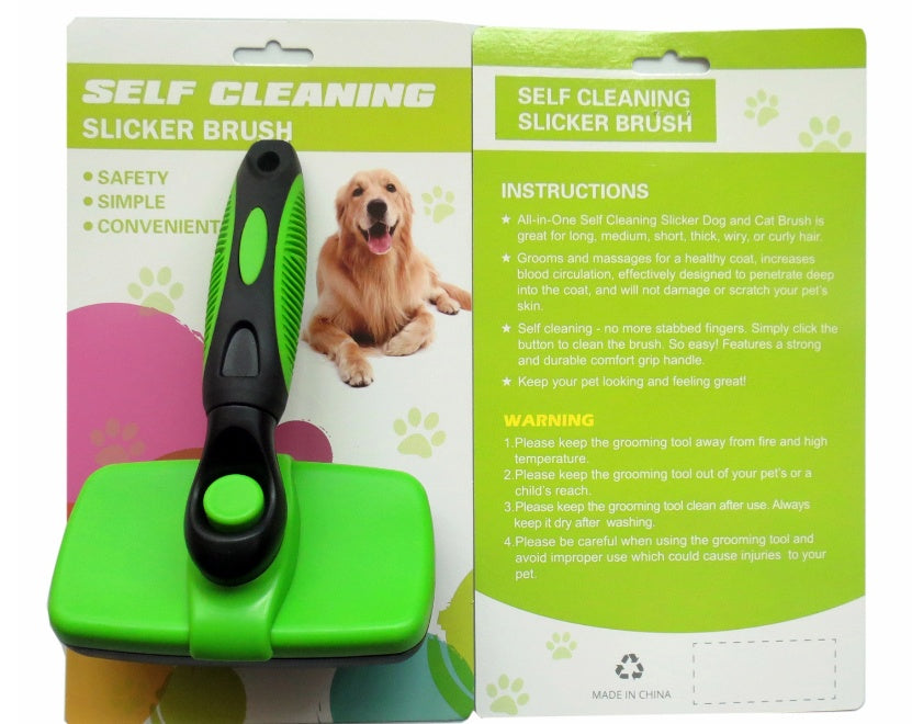 Easy Grooming, Less Mess – Self-Cleaning Pet Brush