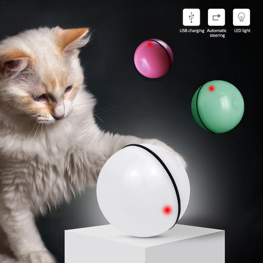 Amusement sans fin pour les chats – Jouet laser roulant à LED